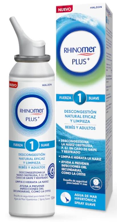 Rhinomer Plus+ Strength 1 Volwassenen en baby&#39;s +1 maand 125 ml