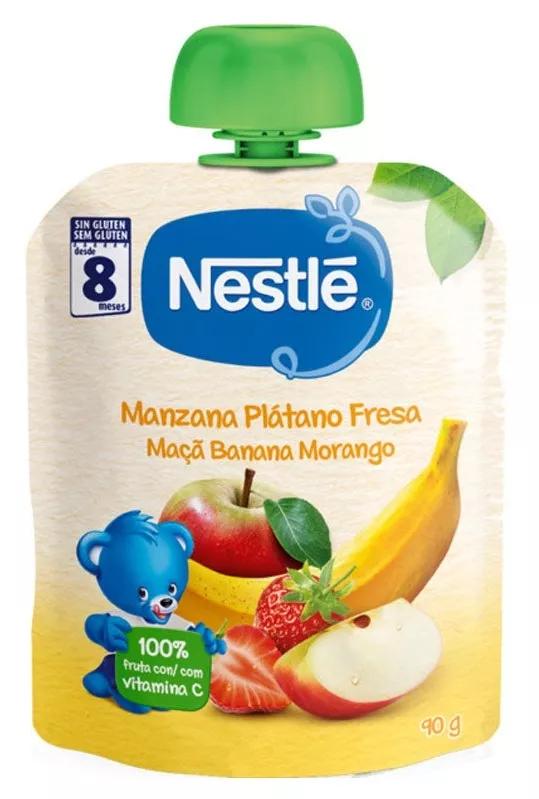 Nestlé Saqueta Maçã, Banana  Morango 90gr