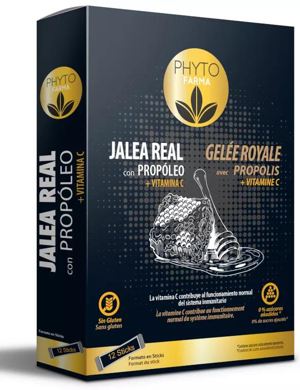 Phytofarma Jalea Real Con Propóleo + Vitamina C 12 Stick