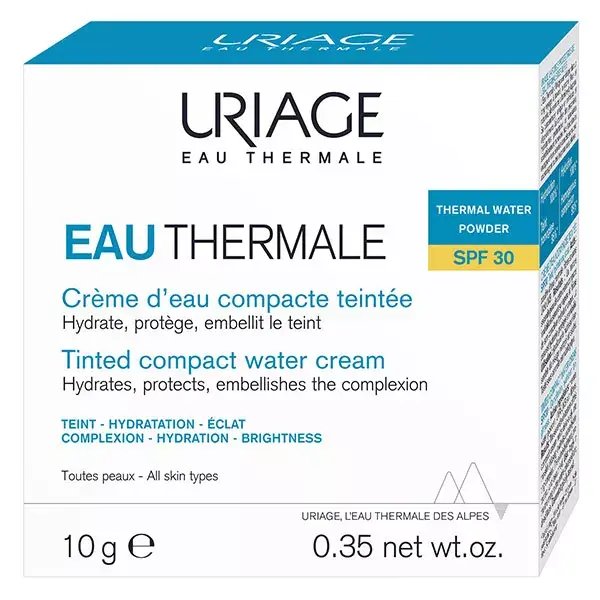 Uriage Eau Thermale Crème d'Eau Compacte Teintée Hydratante SPF30 10gr
