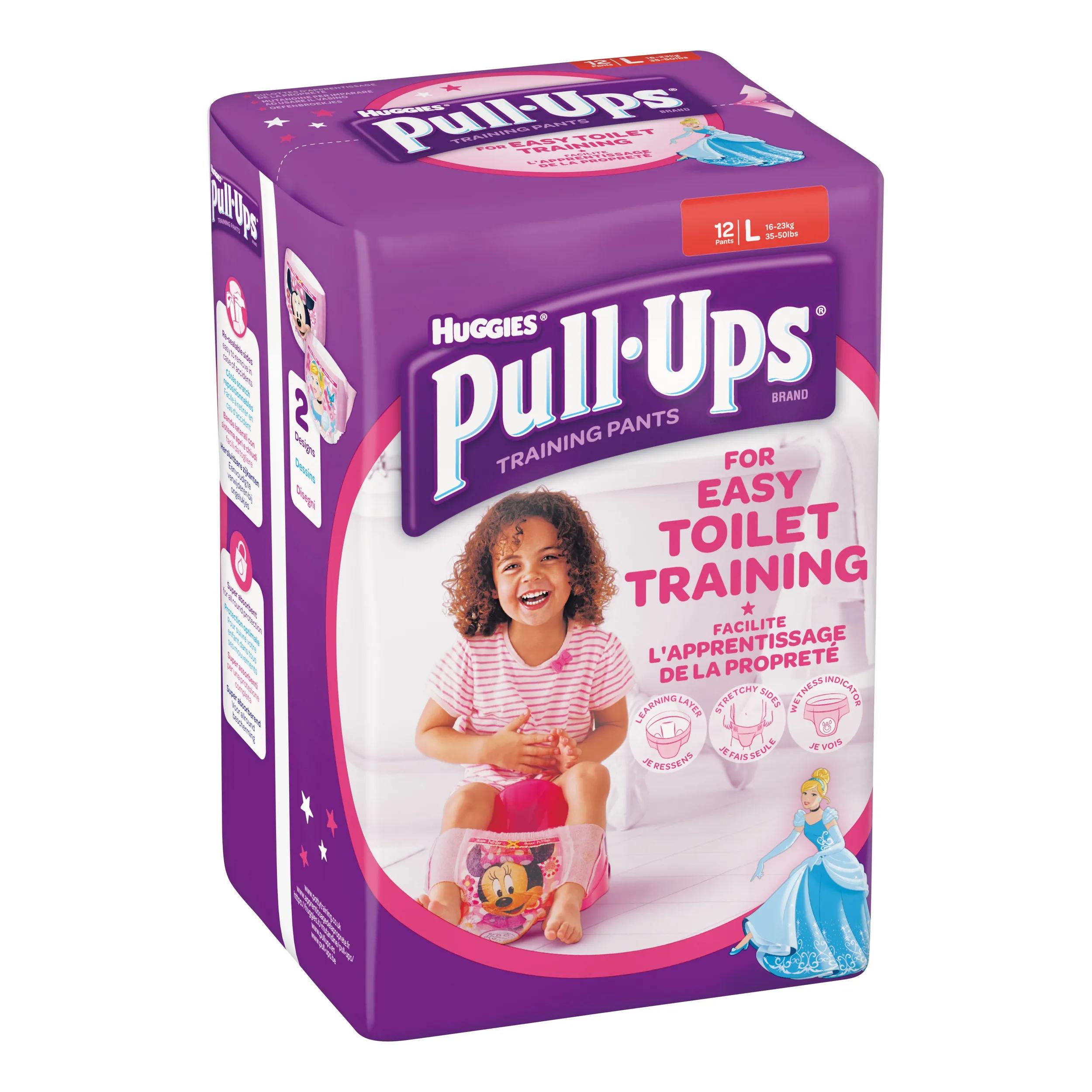 Huggies Pull-Ups Bambina Mutandina Assorbente Taglia 6 (16-23 Kg) 12 Pezzi