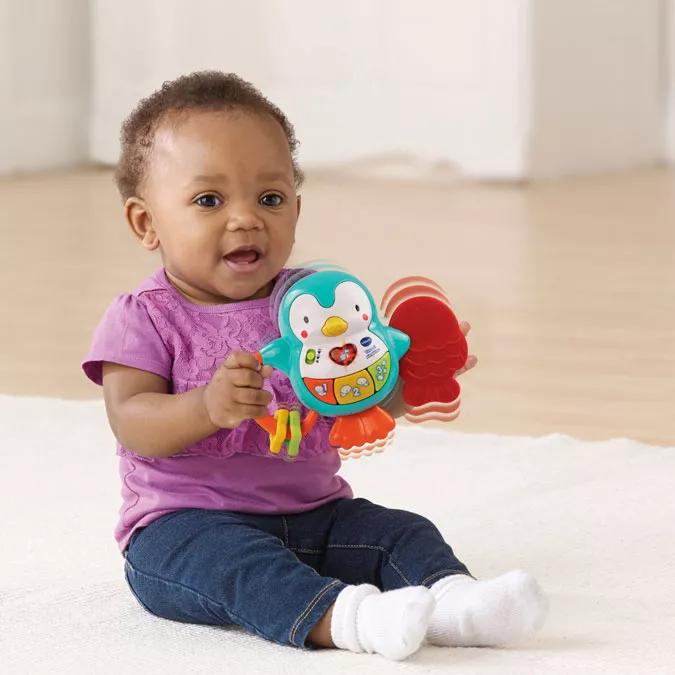 Vtech Baby Pinguino Proiettore Igloo Luce Notturna Blu Spagnolo