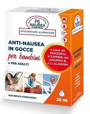 P6 Nausea Control Gocce Anti Nausea Adulti e Bambini 30 ml