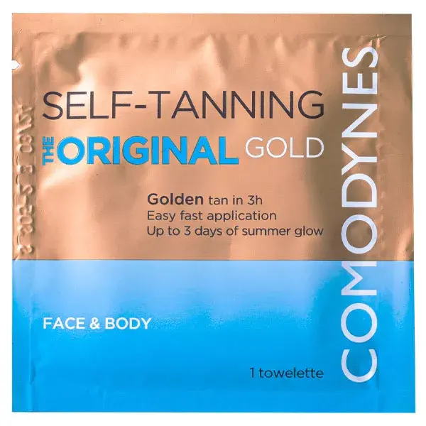 Comodynes Self-tanning Natural & Fast Bronzing Wipe