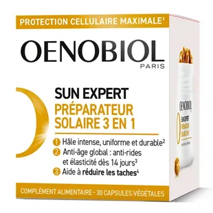 Oenobiol Sun expert 3 in 1 Preparazione solare tripla azione 30 capsule