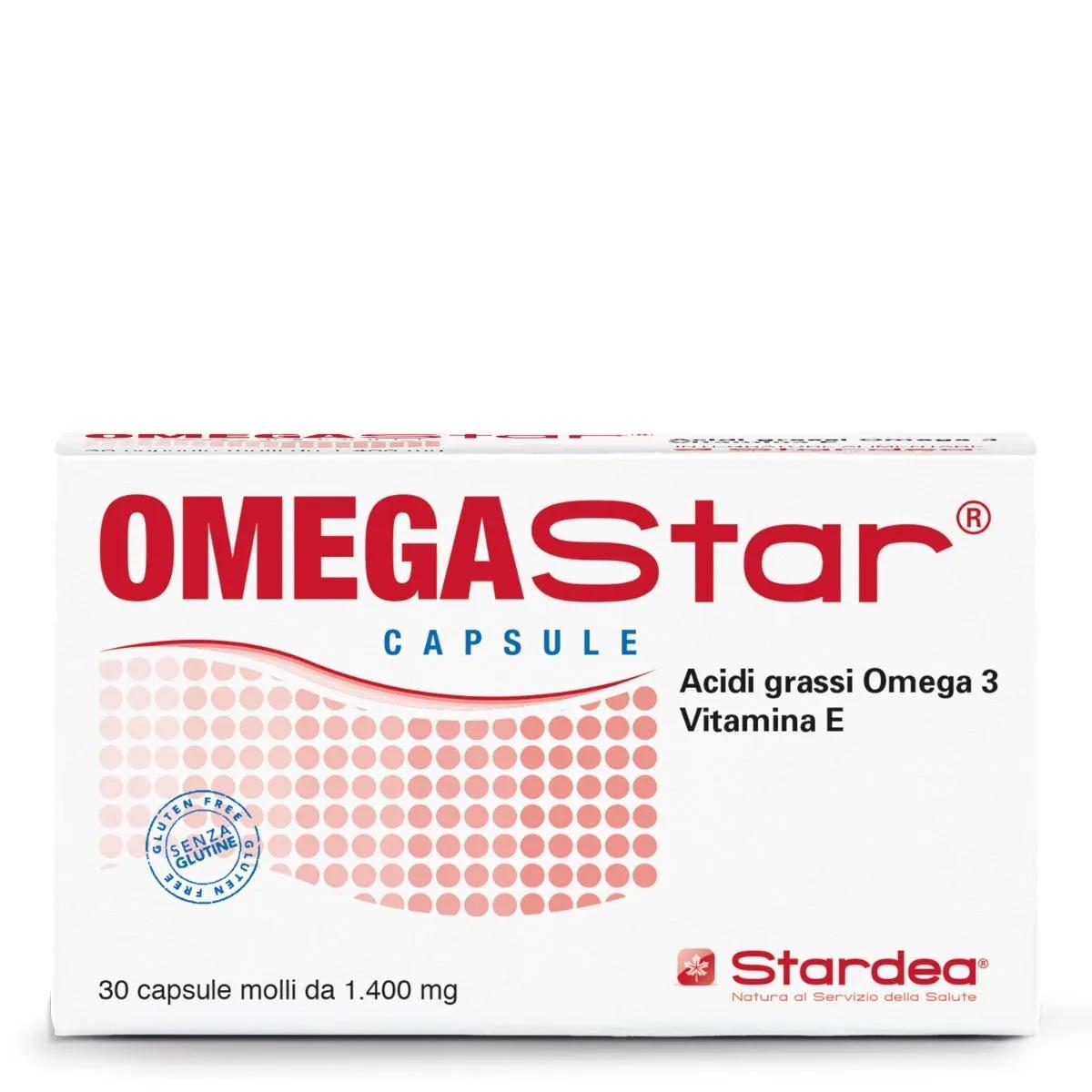 Omegastar Integratore 30 Capsule