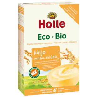 Holle Papilla Integral Cereales Mijo +4m Sin Gluten  250 gr