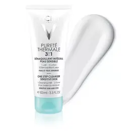 Vichy Capital Soleil Crème Onctueuse Protectrice SPF50+ 50ml + Pureté Thermale Lait Démaquillant Intégral 3 en 1 100ml Offert