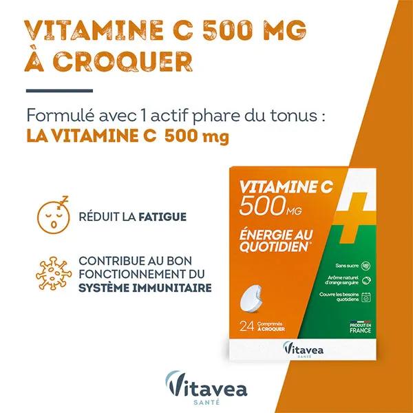 Nutrisanté vitamina C tabletas masticables de 500 mg 24