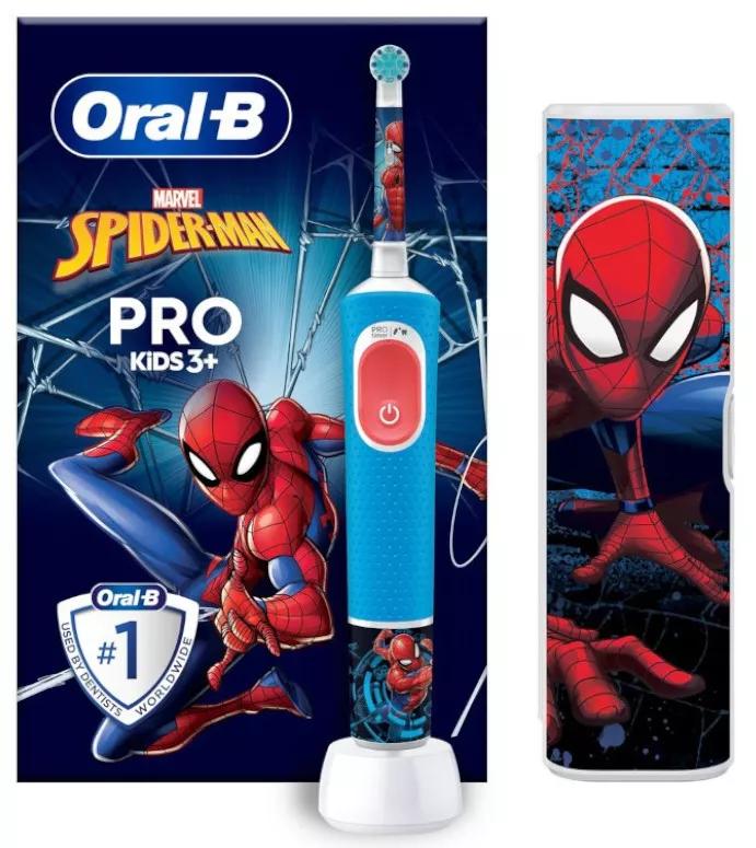 Oral-B Escova Recarregável Vitality Kids Box Spiderman