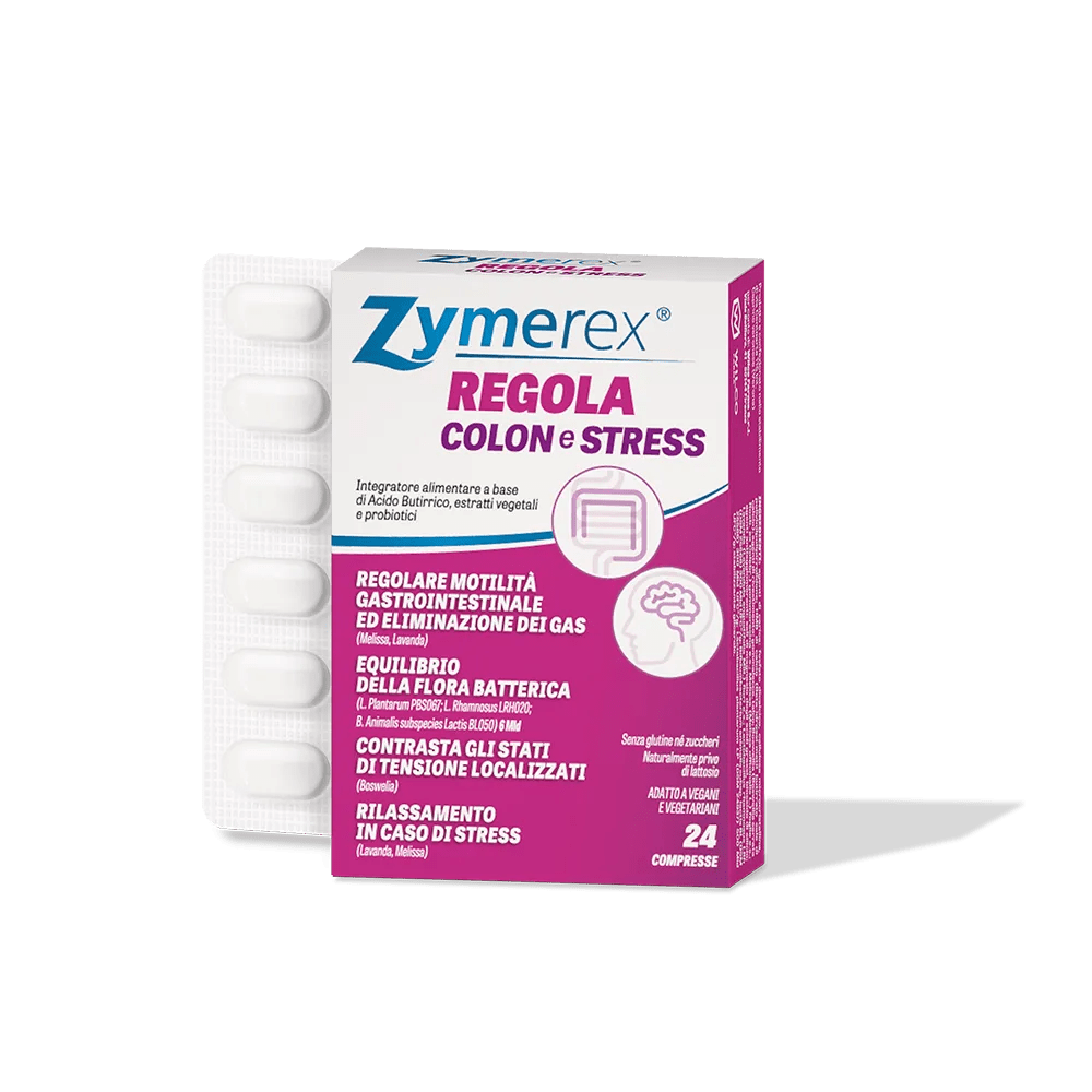 Zymerex Regola Integratore Colon e Stress 24 Compresse