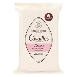 Rogé Cavailles Lingettes Intimes Extra-Douces x15