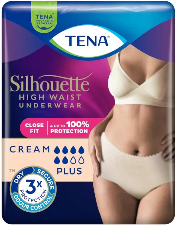 Crème taille haute TENA Silhouette Large 8 unités
