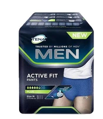 Tena Men Active Fit Slip Assorbente Uomo perdite Urinarie Taglia M 9 Pezzi