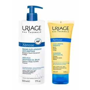 Uriage Xémose Balsam 500 ml + Reinigungsöl 200 ml