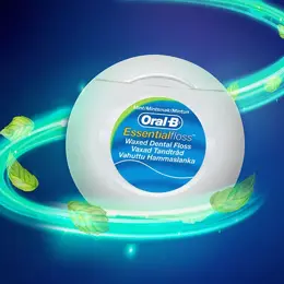 Oral-B Fil Dentaire Essential Floss Ciré Mentholé 50m