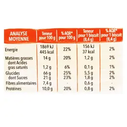 Gerblé Vitalité Biscuit Complet au Germe de Blé 210g