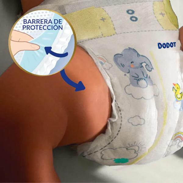 Dodot Sensitive Extra Diapers Size 3+ 7-11Kg 60Uds