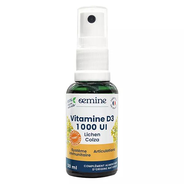 Oemine Vitamina D3 1000 UI Liquen y Colza Sistema inmunitario y articulaciones 30ml