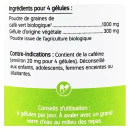 Nat & Form Écoresponsable Café Vert Bio 200 gélules