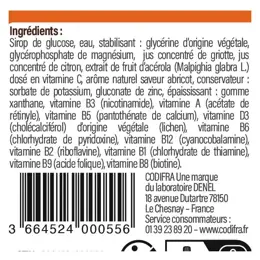 Codifra Normalite 1000 Enfant Multivitamines Magnésium 150ml