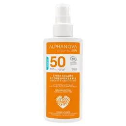 Alphanova Organic Sun Spray Solaire Écoresponsable SPF50 Bio 125ml