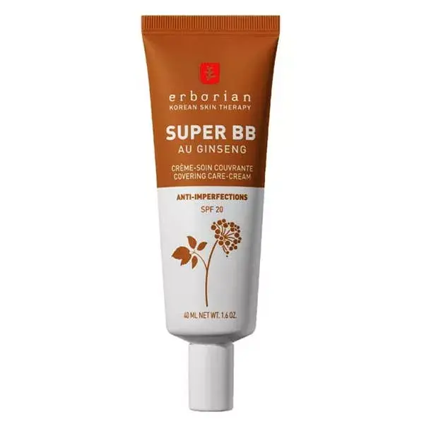 Erborian Super BB Crème-Soin Couvrante Anti-Imperfections SPF20 Caramel 40ml