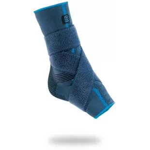 Aqtivo Sport elastisches Fußkettchen mit Knöchelpolstern und Bandage aus Silikon in 8