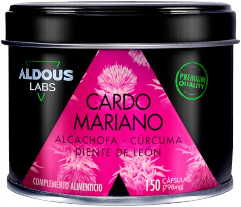 Aldous Labs Cardo Mariano con Alcachofa, Cúrcuma y Diente de León 150 Cápsulas