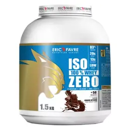 Eric Favre Iso Zero 100% Whey Protéine Isolate Choco Intense 1,5kg