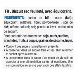 Karéléa Biscuits Sans Sucres Ajoutés Palmiers Dorés 100g