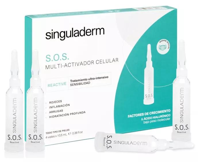 Singuladerm Intolerant Skin Treatment S.O.S. Reative 4 unidades