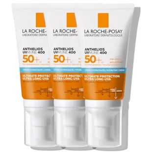 La Roche Posay Anthelios UVMUNE 400 Fragrance-Free Cream SPF 50+ 3x50 ml