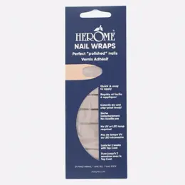 Herôme Nail Wraps shimmery nude