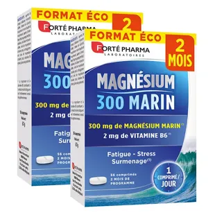 Forté Pharma Magnesio 300 Marine Confezione da 2 x 56 compresse