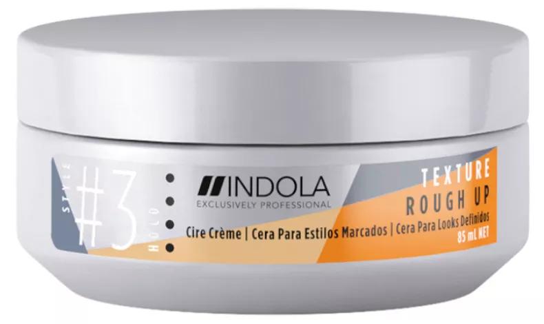 Indola Rough Up Haarwax voor sterke stijlen 85 ml