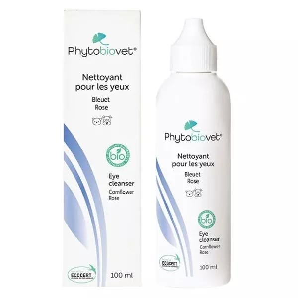 Phytobiovet Nettoyant Yeux Chien et Chat Bio 100ml