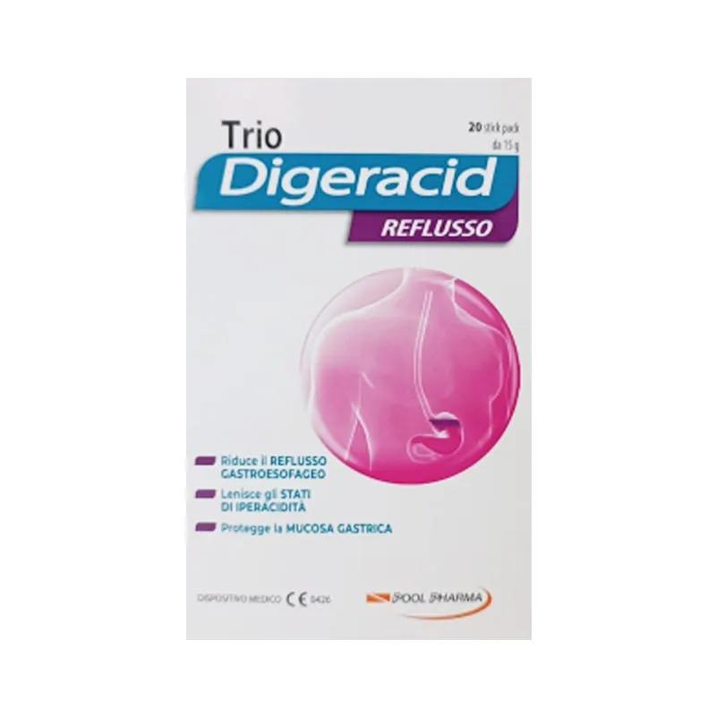 Trio Digeracid Reflusso Gastroesofageo 20 stick