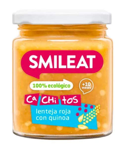 Smileat Tarrito CA-CHI-TOS Lenteja Roja con Quinoa Ecológico  + 10m  230 gr