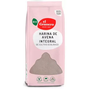 El Granero Farinha de Aveia Integral Orgânica Integral 500 gr