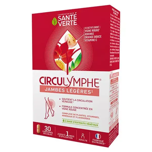 Santé Verte Pack Circulymphe Jambes Légères