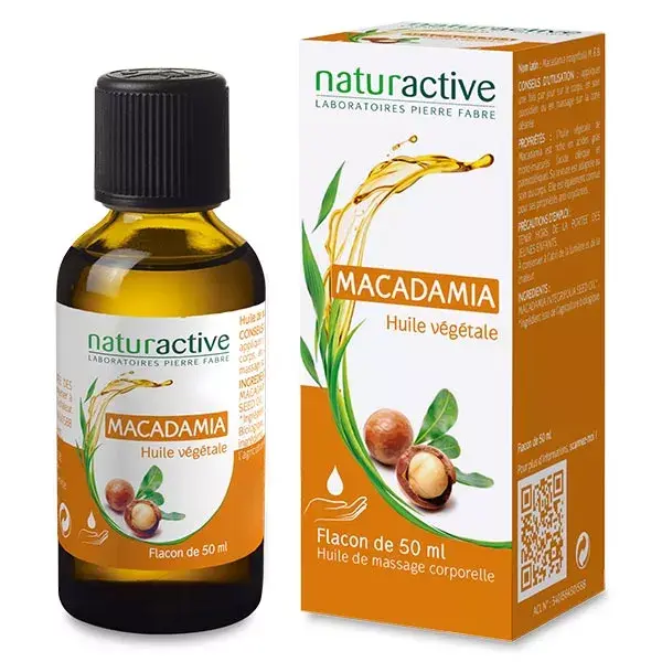 Naturactive aceite de Macadamia orgnico vegetal 50ml