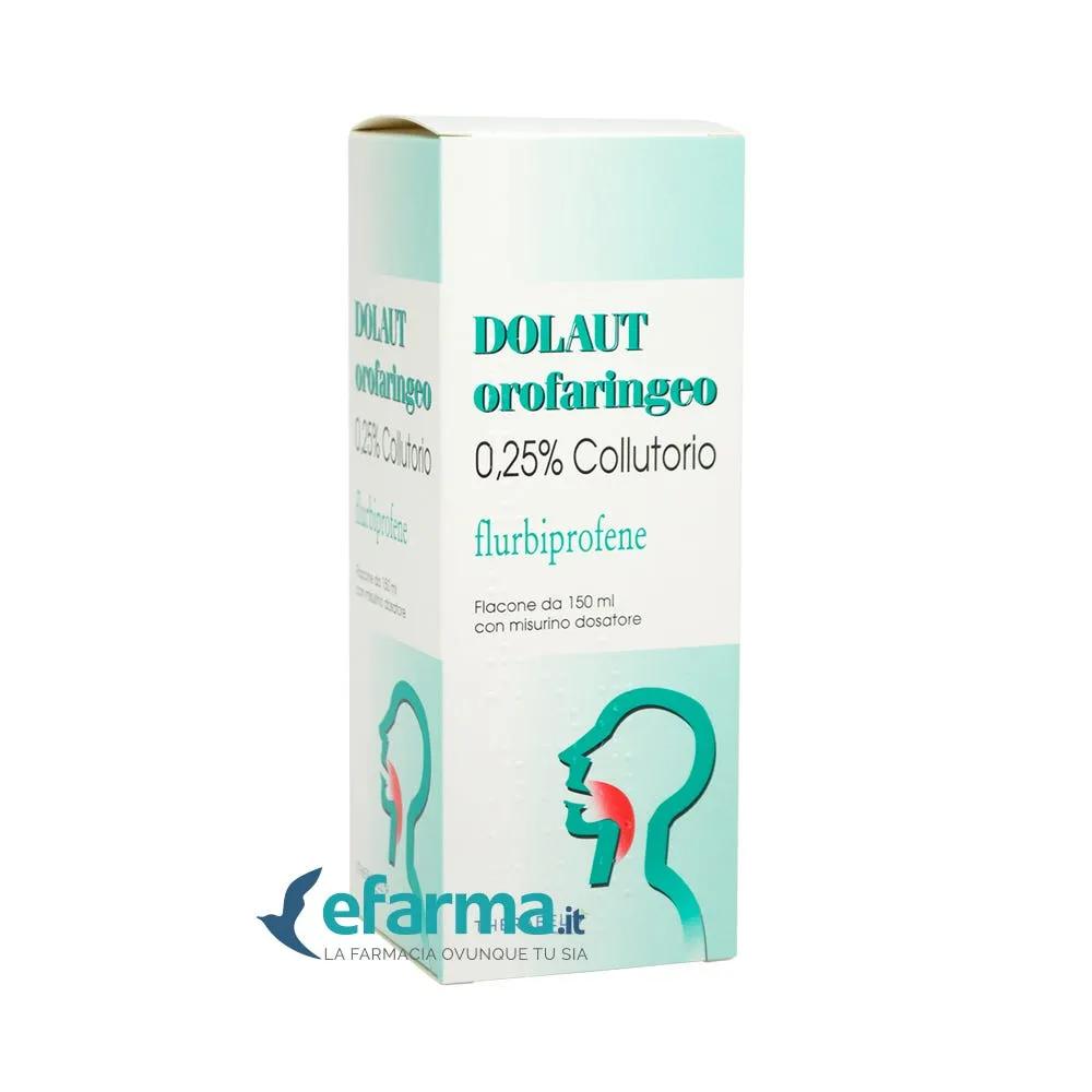 Dolaut Orofaringeo 0,25% Flurbiprofene Collutorio 150 ml