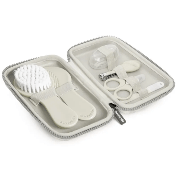 Buy Suavinex Toiletry Bag Manicure Set for Babies Gray +0m