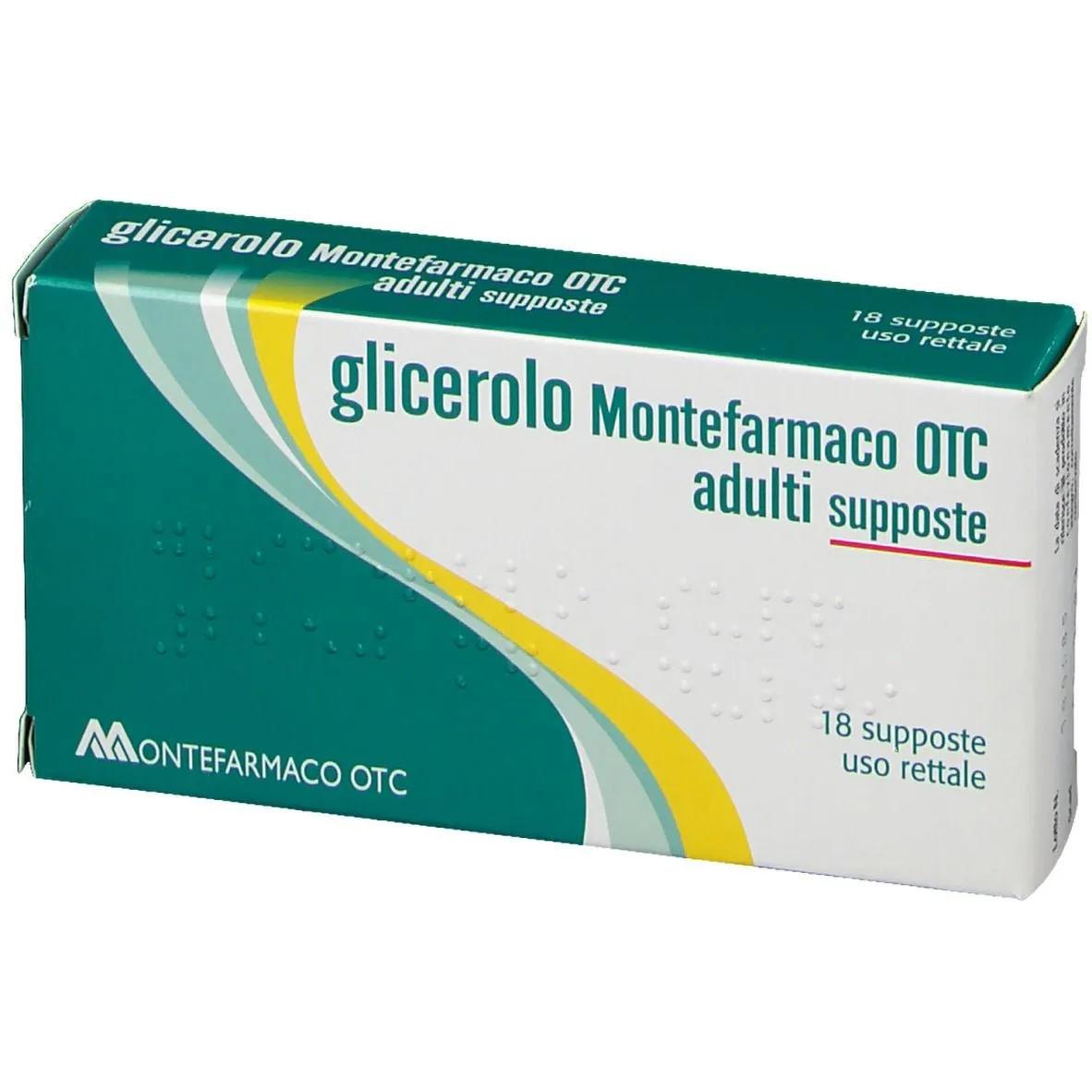 Glicerolo Montefarmaco OTC Adulti 18 Supposte