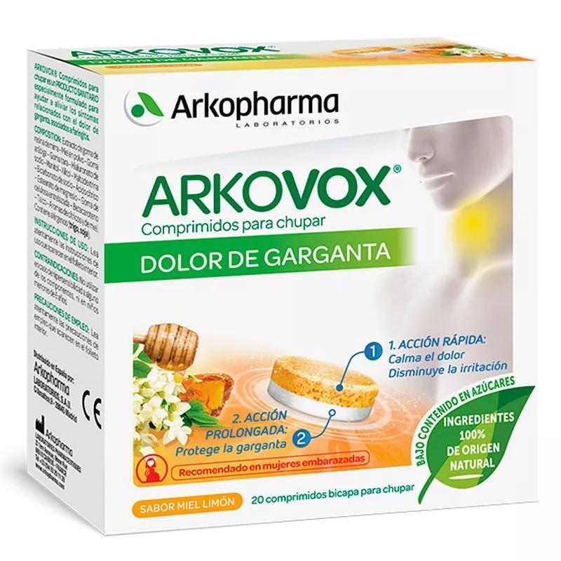 Arkopharma ArkoVox Dolor de Garganta 20 Comprimidos