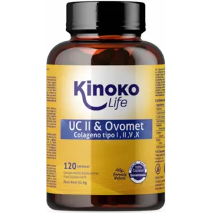 Kinoko Life Collagen UC II & Ovomet 120 Capsules