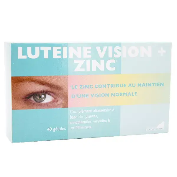 Exopharm Luteine Vision + Zinc 40 gélules