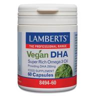 Lamberts Vegan DHA 250 mg 60 Cápsulas
