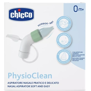 Aspirador Nasal PhysioClean Chicco - Cont. 3 sondas